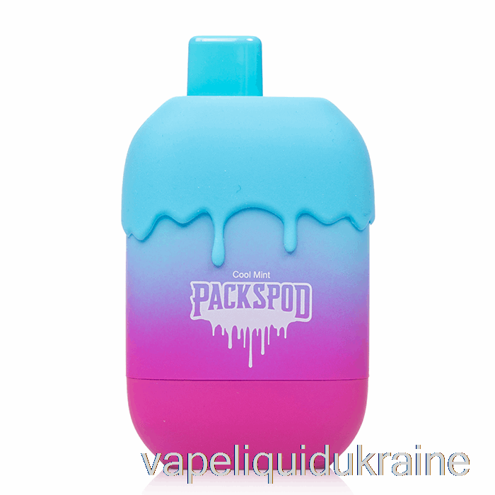 Vape Liquid Ukraine Packwood Packspod 5000 Disposable Gelato Freeze (Cool Mint)
